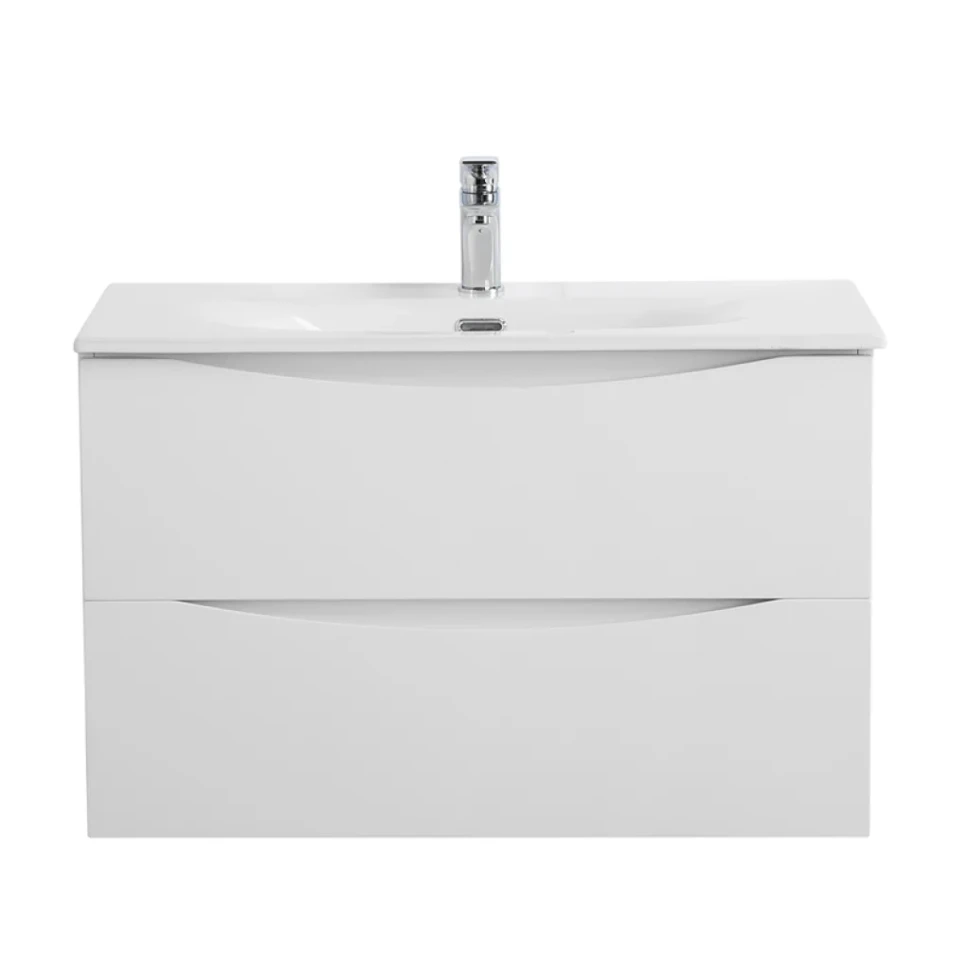 Тумба под раковину BelBagno Marino-cer-mini 80 подвесная, bianco opaco