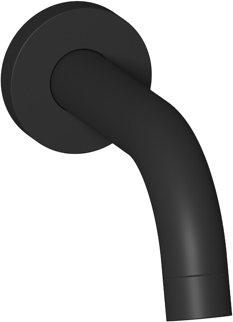 Излив IB Rubinetterie Milanotorino MT320NP для ванны, matt black