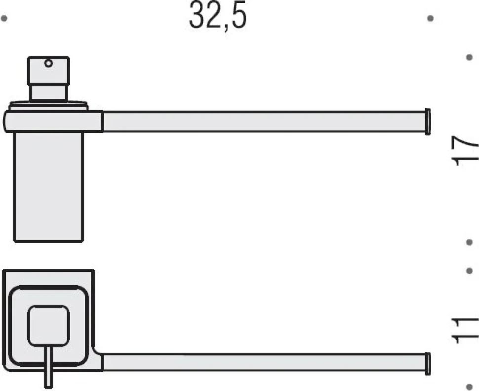 Набор Стакан Colombo Design Lulu B6241.CR-VAN хром + Дозатор B6274 хром