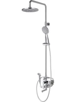 Душевая стойка D&K Bayern.Furth DA1524701B18 с гигиеническим душем, хром