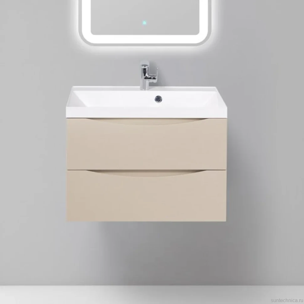 Тумба с раковиной BelBagno Marino 70 crema opaco
