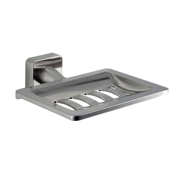 Мыльница Wasserkraft Rhin 8769 настенная, металлическая, цвет никель