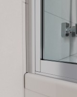 Шторка на ванну Cezares Slider VF-11-90/150-C-Cr профиль хром, стекло прозрачное
