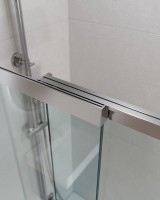 Шторка на ванну Cezares Slider VF-11-90/150-C-Cr профиль хром, стекло прозрачное