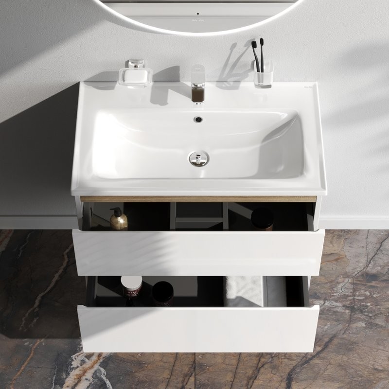 Тумба под раковину без столешницы AM.PM X-Joy 80, подвесная, белый глянец