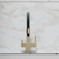Смеситель для кухни Sancos Arno SC4005BG с гибким изливом, брашированное золото