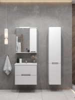 Мебель для ванной комнаты SanStar Ориана 60 подвесная, раковина Santek Миранда 60