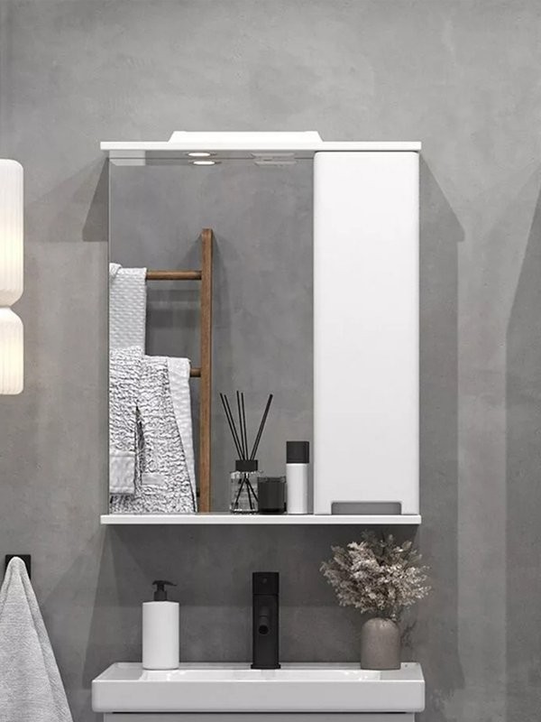 Мебель для ванной комнаты SanStar Ориана 60 подвесная, раковина Santek Миранда 60