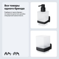 Набор Стакан AM.PM Gem A9034322 + Дозатор A9036922 черный Набор Стакан AM.PM Gem A9034322 + Дозатор A9036922 черный