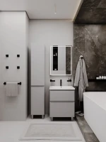 Тумба напольная SanStar Riana 60 Без раковины для ванной комнаты, Грей
