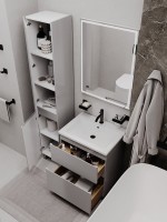 Тумба напольная SanStar Riana 60 Без раковины для ванной комнаты, Грей Тумба напольная SanStar Riana 60 Без раковины для ванной комнаты, Грей