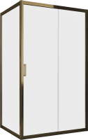 Душевой уголок Vegas Glass ZP+ZPV Tur Novo h1900 140*80 05 10 профиль бронза, стекло сатин