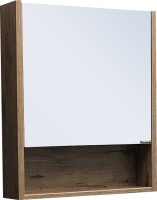 Зеркало-шкаф Comforty Марио 60 тёмный дуб