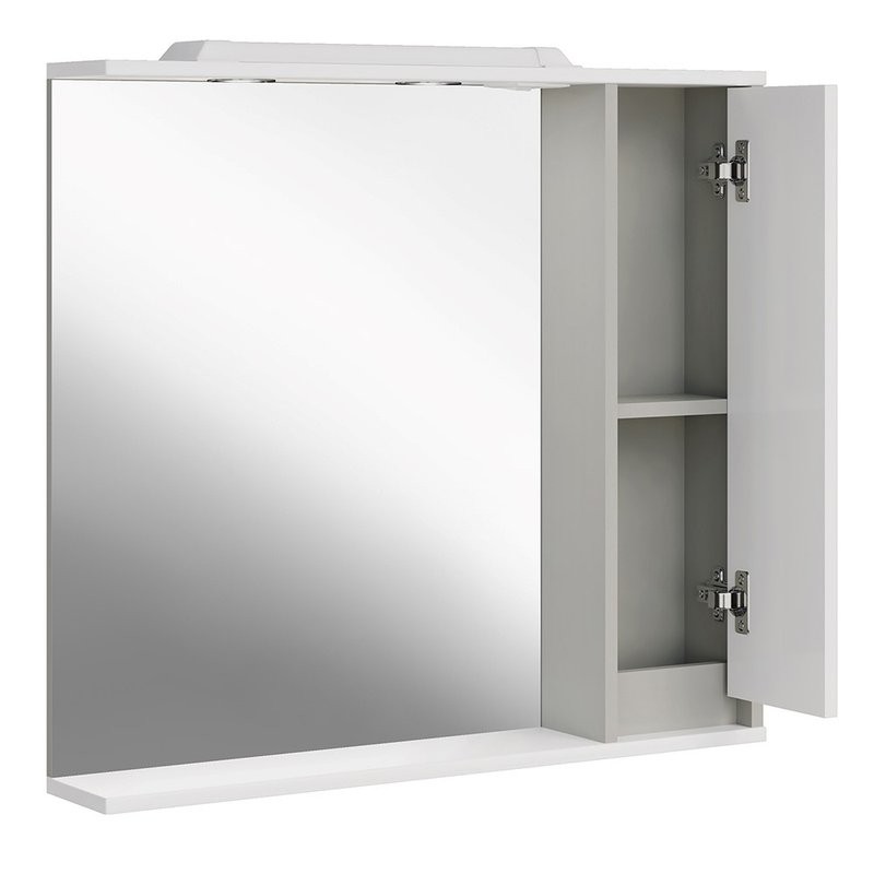 Зеркало ASB-Mebel Мирано 85 слоновая кость, шиншилла серая