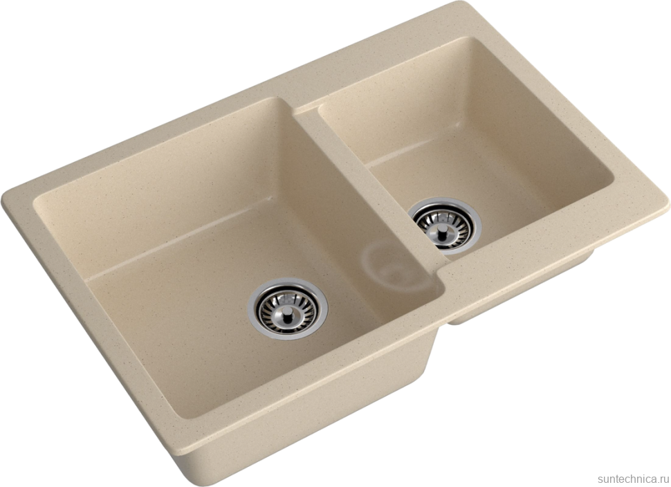 Комплект Мойка GranFest Practik P-780K кашемир + Измельчитель Status Premium 300