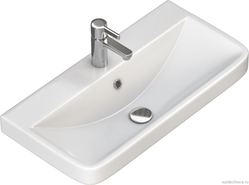 Тумба с раковиной Velvex Clay 70.2Y дуб верона