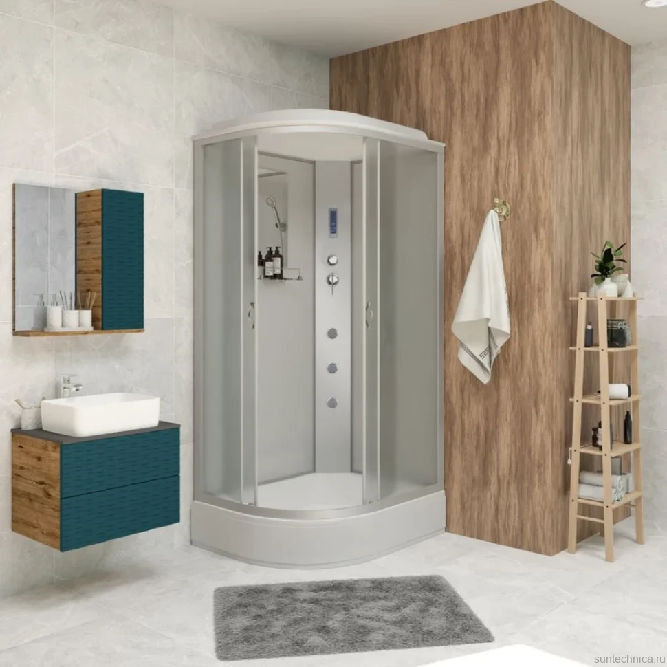 Душевая кабина Niagara Classic NG-33394-14RF 130х90 см, с гидромассажем и пультом управления