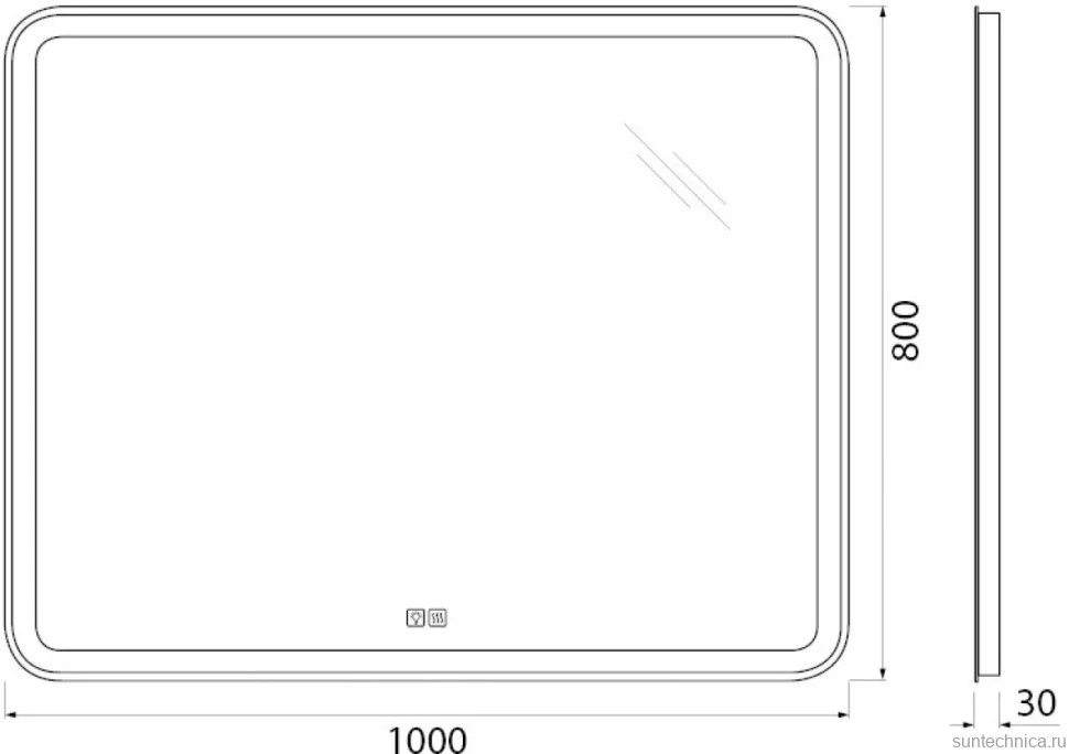 Мебель для ванной комнаты BelBagno Marino 100 подвесная, bianco lucido, черная раовина