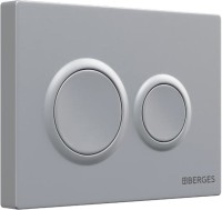 Комплект Berges Novum Vita Rimless крышка-сиденье, кнопка смыва O2, матовый хром
