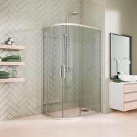 Душевой уголок Kubele DE018 RBG-CLN-MT 90х85