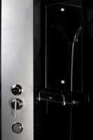 Душевая кабина Niagara Classic NG-3503-14BKG 80х80 см, без крыши, с гидромассажем