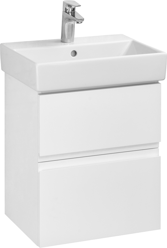 Тумба с раковиной Roca Oleta 50, белый глянец