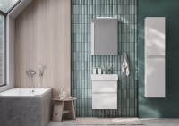 Тумба с раковиной Roca Oleta 50, белый глянец