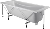 Акриловая ванна Jacob Delafon Odeon Up 180x80 см, встраиваемая, белая, с каркасом