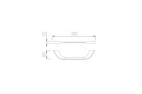 Держатель для полотенец Abber Nord AA1551 хром Держатель для полотенец Abber Nord AA1551 хром