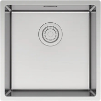 Комплект Мойка Paulmark Lassan LA44-BS сталь + Смеситель Grohe Eurosmart