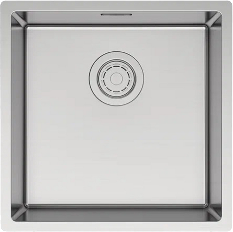Комплект Мойка Paulmark Lassan LA44-BS сталь + Смеситель Grohe Eurosmart