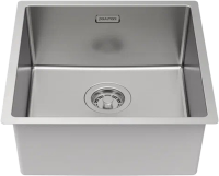 Комплект Мойка Paulmark Lassan LA44-BS сталь + Смеситель Grohe Eurosmart
