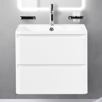 Тумба под раковину BelBagno Albano 60 подвесная, bianco lucido