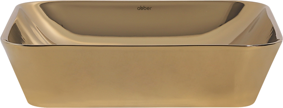 Накладная раковина Abber Rechteck AC2205GG золото
