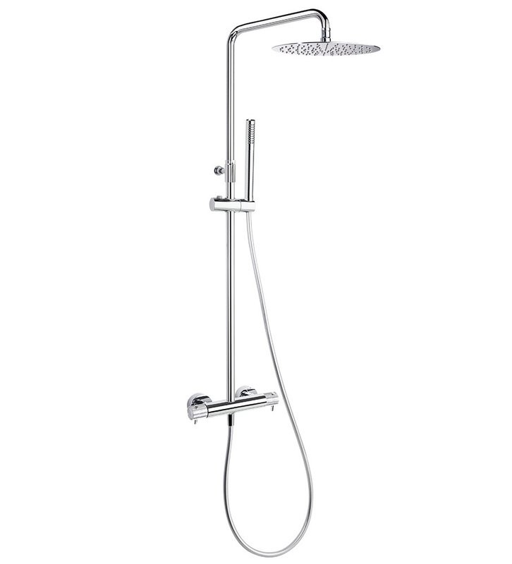 Душевая стойка Ramonsoler Odisea Joya 595401RM300 хром, с термостатом