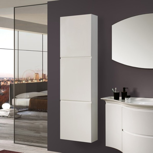 Шкаф-пенал для ванной Belux Версаль ПН 51 L белый глянцевый