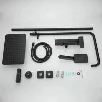 Душевая стойка Shevanik S8936H черная