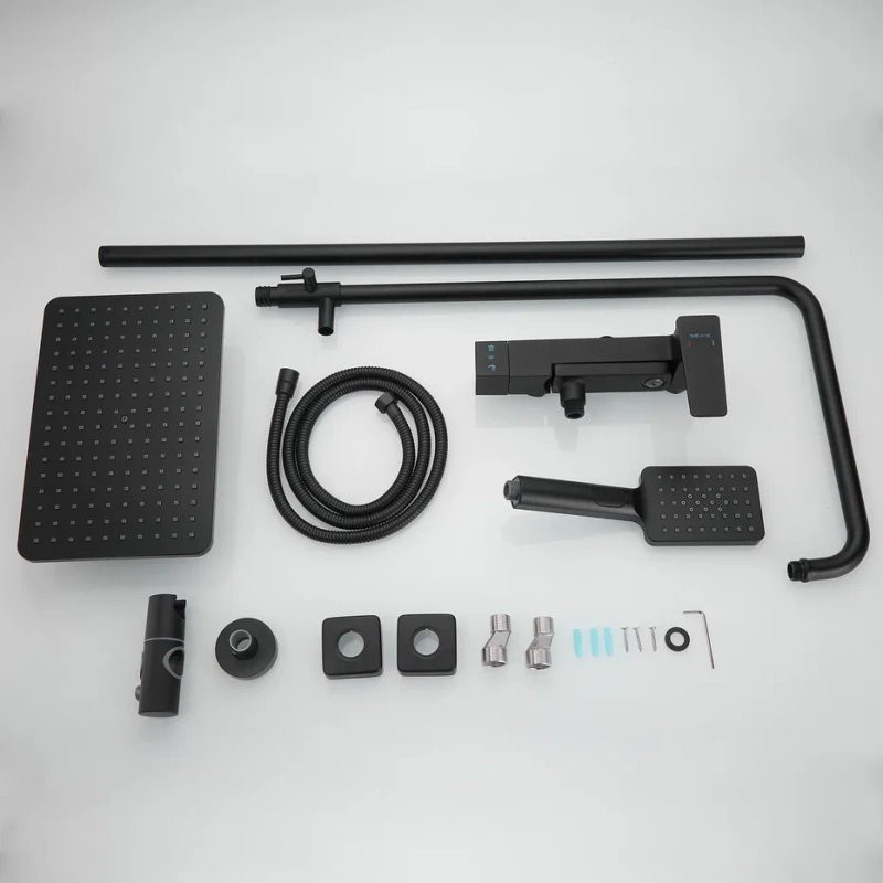Душевая стойка Shevanik S8936H черная