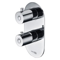 Душевой комплект Термостат Wasserkraft Berkel 4833 С ВНУТРЕННЕЙ ЧАСТЬЮ + Гарнитур A044 + Подключение A021 + Душ A119 + Кронштейн A019