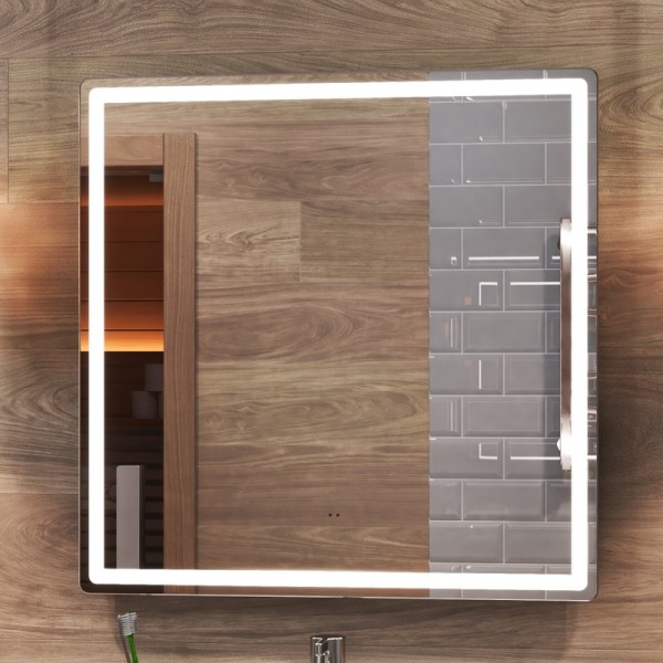 Зеркало Vigo Geometry Сlassic 70 с подсветкой