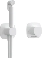 Гигиенический душ Wasserkraft Saale A9551.328.243.232 со смесителем, С ВНУТРЕННЕЙ ЧАСТЬЮ, белый