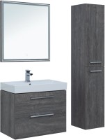 Тумба с раковиной Aquanet Nova 75 дуб рошелье