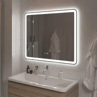 Зеркало BelBagno Marino SPC-MAR-1000-800-LED-TCH-SND с голосовым управлением и подогревом