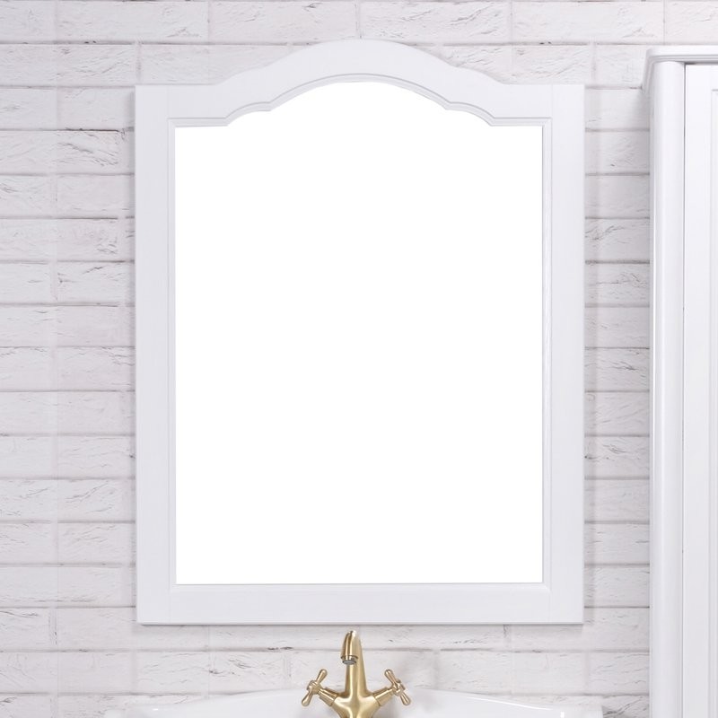 Мебель для ванной комнаты ValenHouse Эстетика 80, белая, подвесная, ручки золото