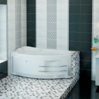 Акриловая ванна Radomir Vannesa Massage София 2-76-2-1-0-223 баланс, L 170x100 см, левая, пристенная, с гидромассажем, белая, асимметричная, с каркасом, с экраном, с сиденьем, со сливом-переливом, с полотенцедержателем