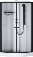 Душевая кабина AM.PM X-Joy W94C-401-090BT 90х90 см, низкий поддон, матовый черный