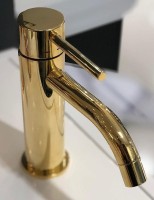 Комплект для ванной Paffoni Light KITLIG015HG071 С ВНУТРЕННЕЙ ЧАСТЬЮ, медовое золото