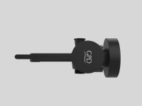 Душевой комплект Смеситель GPD Gildo MBB165-S черный + Гарнитур DST57-S черный матовый