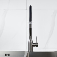 Смеситель для кухни Shevanik S343T-3 оружейная сталь