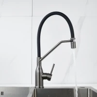 Смеситель для кухни Shevanik S343T-3 оружейная сталь Смеситель для кухни Shevanik S343T-3 оружейная сталь
